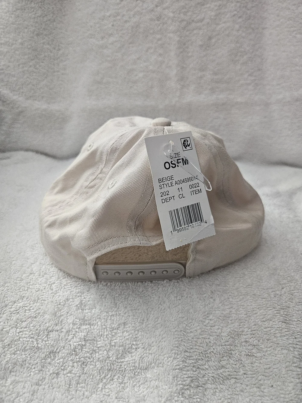 Target Meet Me In Paris Graphic Baseball Cap Womens Two Tone Tan Beige Hat